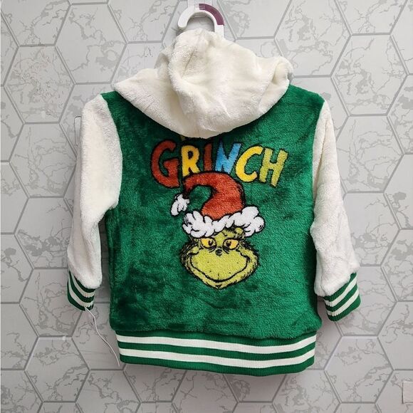 Nwt The Grinch Christmas hoodie jacket, Size 18 months - Picture 4 of 7